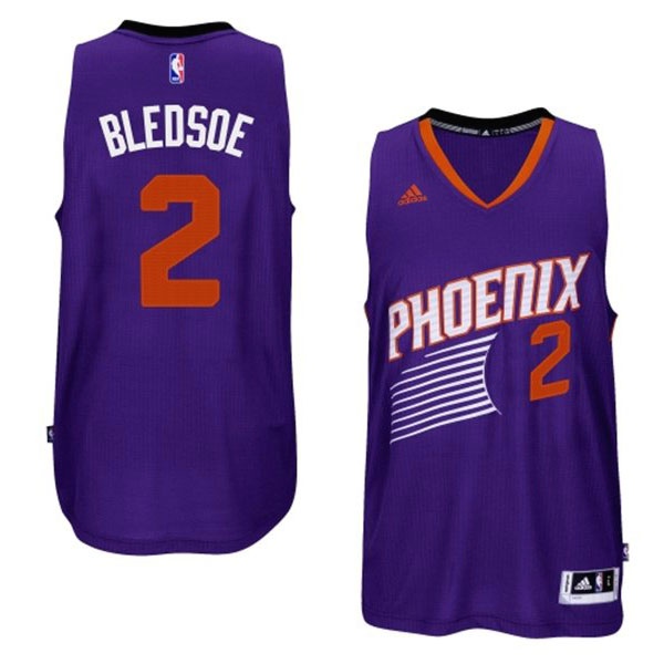 Men's  Suns #2 Eric Bledsoe 2014-15 New Swingman Road Purple Jersey